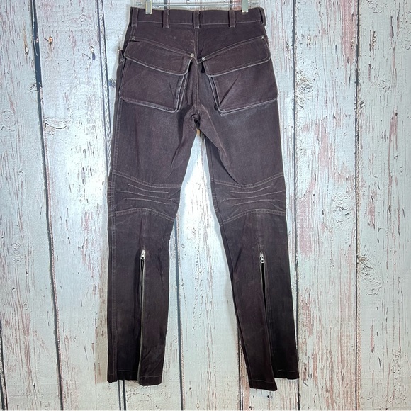 Vintage Philippe Dubuc Canada Made Tapered Structured Trousers Pants 30 x 33 - Picture 3 of 15